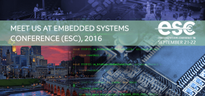 ESC- Embedded Systems Conference
